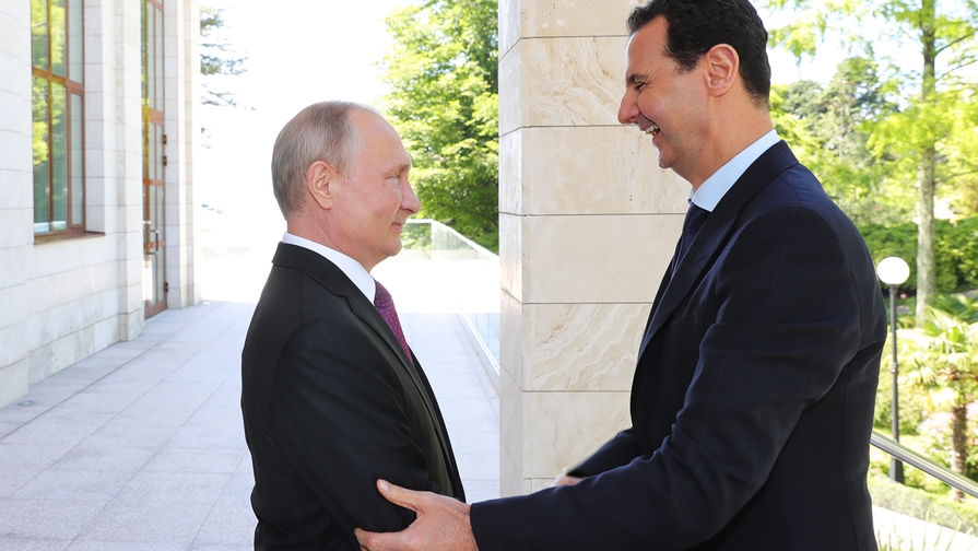 Владимир Путин и Башар Асад