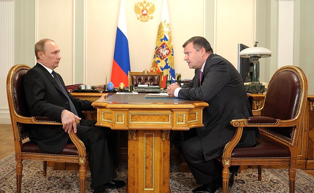 Владимир Путин и Андрей Бокарев 