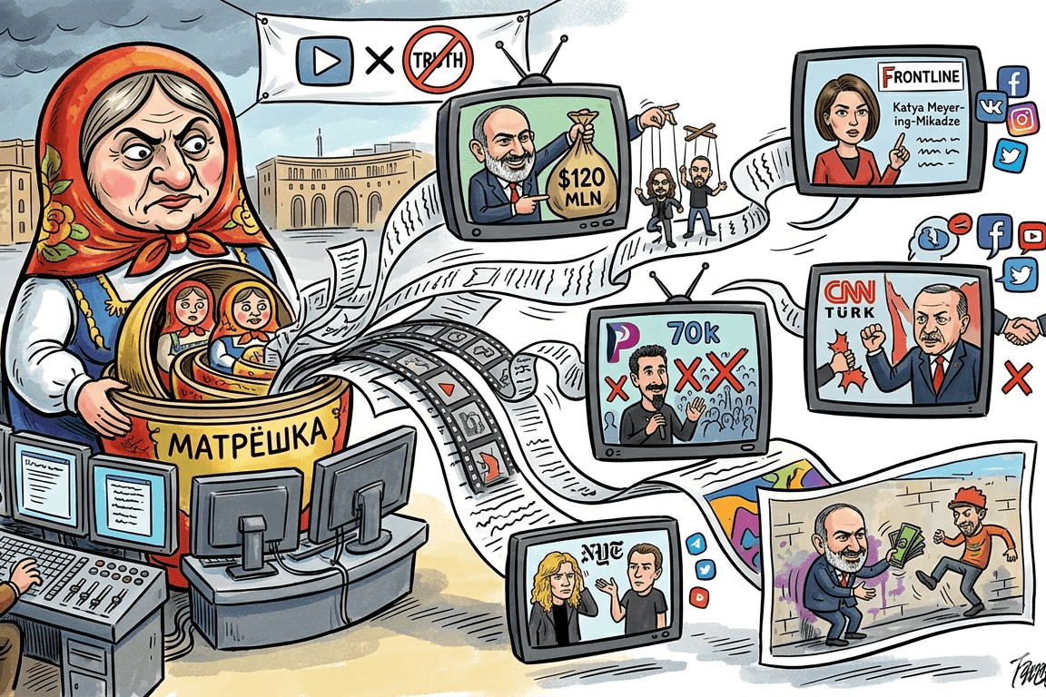 Кремлевская бот-сеть «Матрёшка» раздула скандал вокруг анонса Пашиняном концерта System of a Down в Армении