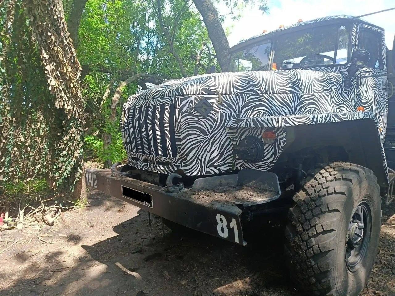 Российские военные «зебровозы»