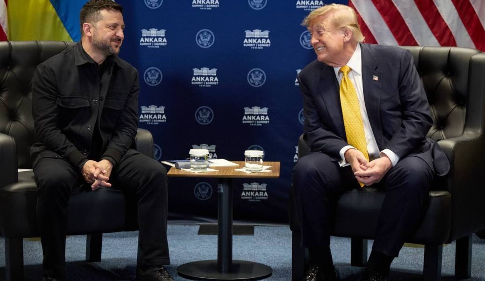 Встреча Владимира Зеленского и Дональда Трампа на саммите НАТО в Анкаре, 8 июля 2026 года